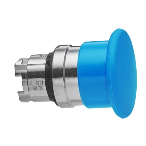 Harmony tête de coup de poing Ø 40 mm - Ø22 - bleu  - ZB4BC6 (1/4)