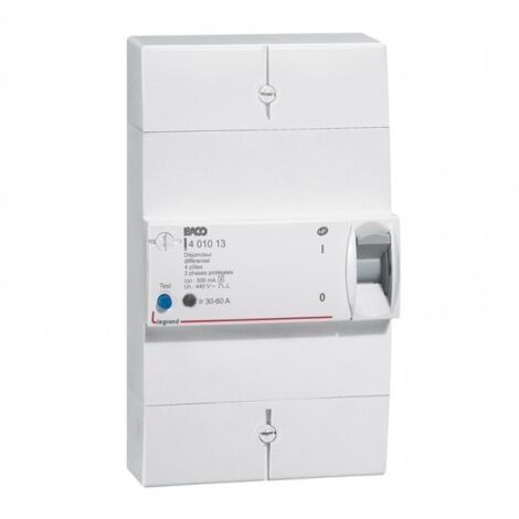 Disjoncteur de branchement Enedis tétrapolaire non différentiel - 60A - 401015 - LEGRAND