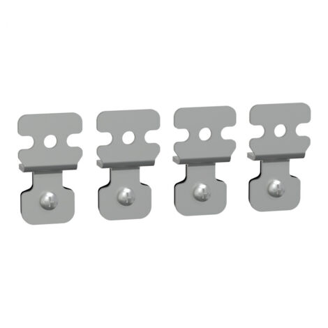 Spacial SBM - Jeu de 4 pattes de fixation acier pour boite (NSYAEFPFSB) (1/2)