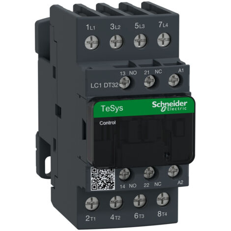 TeSys LC1D contacteur 4P AC-1 440V 32A bobine 24Vca SCHNEIDER LC1DT32B7