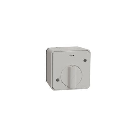 Mureva Styl - Interrupteur temporisé LED - saillie - IP55 - IK08 - blanc -  MUR39067