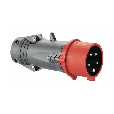 Fiche mobile droite Hypra IP44 32A - 380V à 415V - 3P+N+T - plastique - 052944 - LEGRAND
