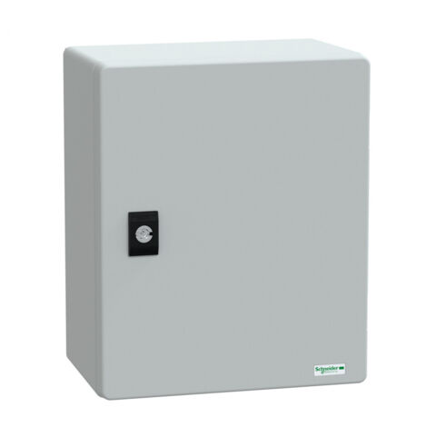 Thalassa PLM - Coffret polyester 308x250x160+chassis metallique - IP66 Ral 7035 - NSYPLM3025PG (1/3)