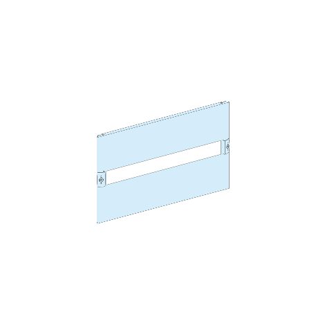 PrismaSeT G Active - Plastron modulaire découpé - 4M - L600-RAL9003 - LVS03204