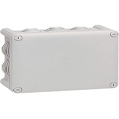 Boîte de dérivation rectangulaire Plexo dimensions 220x170x86mm - gris RAL7035 - 092062 - LEGRAND