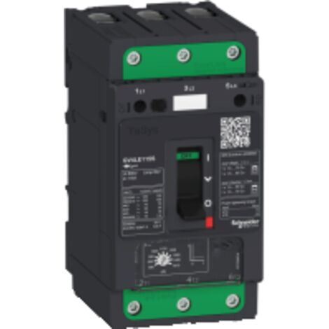 TeSys GV - disjoncteur magnétique - In 80A - 25kA - Everlink - GV4LE80B (1/2)