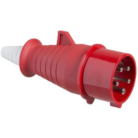 PratiKa - fiche mobile inverseur de phase droite - 3P+N+T - 380-415 V CA - IP44 (1/2)