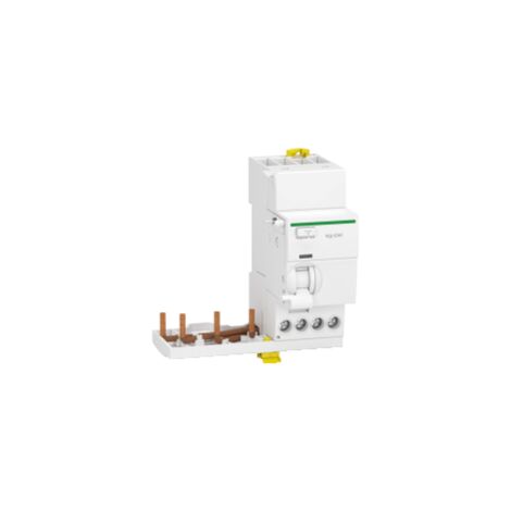 Schneider A9Y84740 Bloc additionnel Vigi pour interrupteur différentiel FI Clario iC40, 3P+N, 40 A, 30 mA, type A-SI