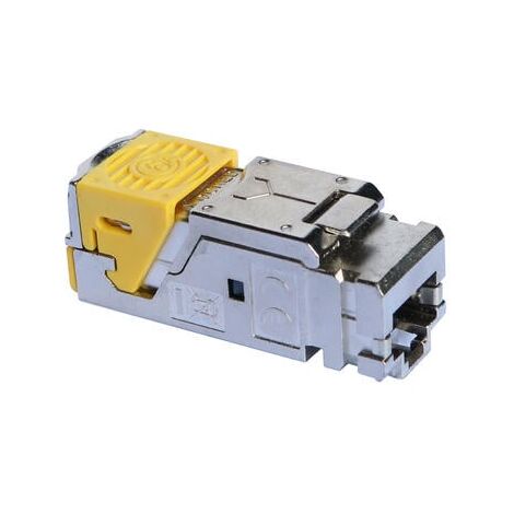 6 connecteurs RJ45 haute densité catégorie 6A STP LCS³ pour panneau de brassage droit et en angle LEGRAND 033775