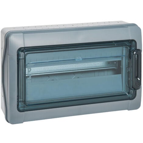 Coffret étanche Plexo³ 18 modules avec embouts à perforation directe prémontés IP65 IK09 - Gris - LEGRAND