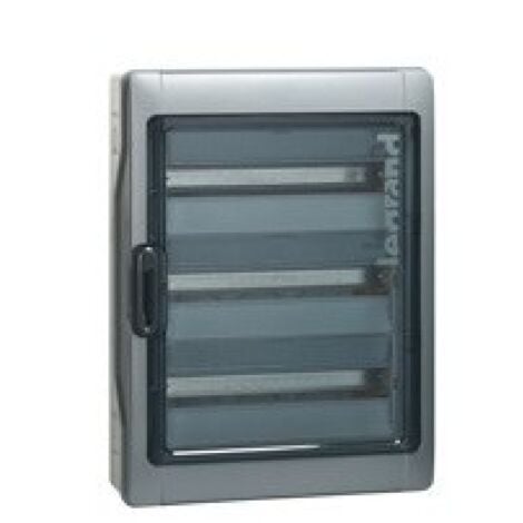 Coffret étanche Plexo³ 3x18 modules avec embouts à perforation directe prémontés IP65 IK09 - Gris - LEGRAND