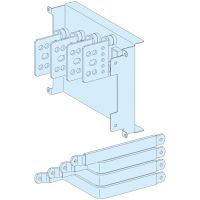 PrismaSeT P Active - Raccordement aval reporté NSX400/630 - fixe Cde manet. - 4P - LVS04456