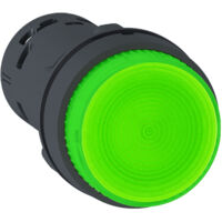 Harmony bouton poussoir lumineux - Ø22 - LED verte - à impulsion - 1F - 24v - XB7NW33B1