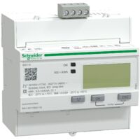 Schneider Electric – Compteur d'énergie tri 63A – Modbus – Tension 100-277V – Précision classe 1 – Afficheur LCD – Électronique