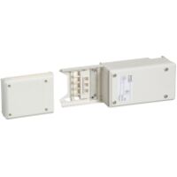 Schneider Electric – Boîte d'alimentation 63A – Montage gauche/droite – Indice de protection IP55 – Raccordement par bornes 16mm² – KNA63AB4