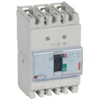Disjoncteur magnétothermique DPX³160 pouvoir de coupure 36kA 400V - 3P - 63A - LEGRAND