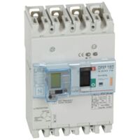 Disjoncteur magnétothermique différentiel DPX³160 pouvoir de coupure 25kA 400V - 4P - 40A - LEGRAND