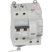 Disjoncteur différentiel monobloc DX³6000 10kA 2 Pôles 230V 32A type AC 30mA LEGRAND 411167