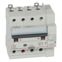 disjoncteur différentiel legrand dx3 25a courbe c 30ma 4 poles type ac - vis / auto