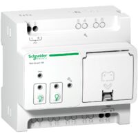 Schneider Electric – Télécommande Exiway Smart 100 blocs – Tension 230V CA – Puissance 2VA – Temps de charge 24H – Pour systèmes de sécurité incendie