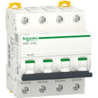 Schneider Electric – Disjoncteur magnétothermique 4P 63A courbe D – Protection circuits électriques – Pouvoir de coupure 10 kA – Conformité EN 60947-2