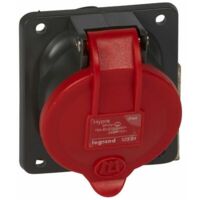 Legrand – Prise étanche composable 16A 380V à 415V – 3P+N+T – Montage en saillie – Pour chantiers humides – 52224