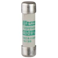 Cartouche fusible NFC 10x38mm cylindrique - aM 25A - sans voyant - Lot de 10 x DF2CA25