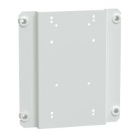 Schneider – Platine gaine NSX/INS 400A – Fixe superposé L300 – RAL 9003 – Tôle d'acier avec traitement électrophorèse