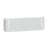 PrismaSeT G Active - Platine NSXm horiz. 3P4P-fixe-cde rot directe-L600-RAL9003
