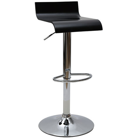 Tabouret de bar design noir SURF V2 (1/7)