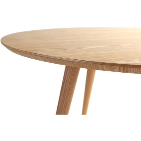 Table à manger ronde frêne D120 cm LIVIA