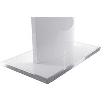 Table à manger design extensible blanche L160-200 cm CLEONES - Blanc