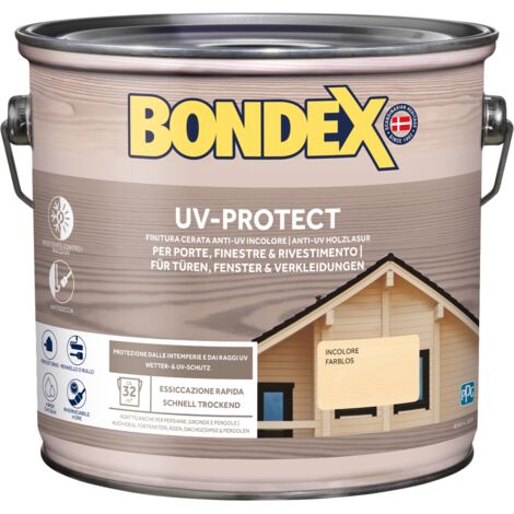 BONDEX UV PROTECT finitura cerata incolore 2,5 lt
