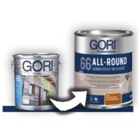GORI 66 ALL-ROUND Impregnante di finitura per legno esterno 7804 TEAK BIRMANO 0,75 l