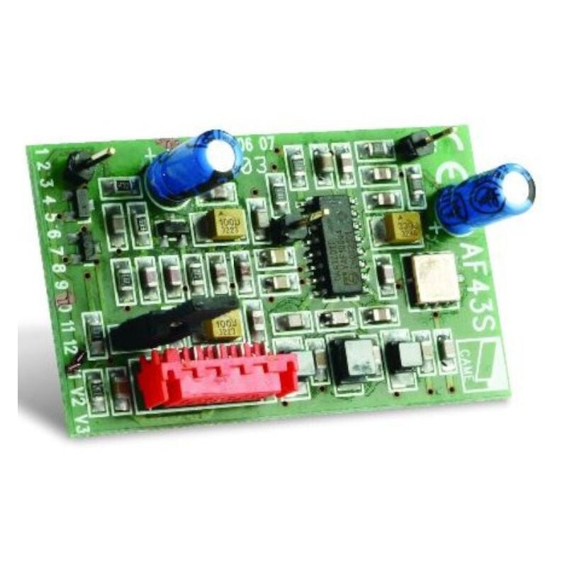 CAME 001AF43S Carte radio embrochable EN 433,92 MHZ