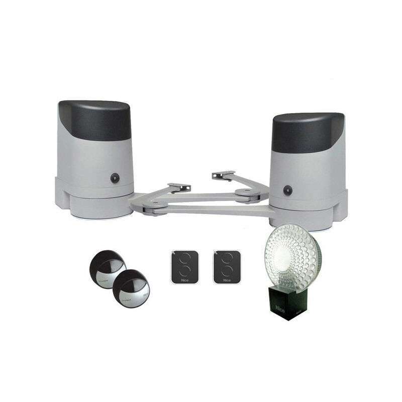 Kit automatisme pour portail battant POPKIT - NICE - POP7124KCE Kit automatisme pour portail battant POPKIT - NICE - POP7124KCE