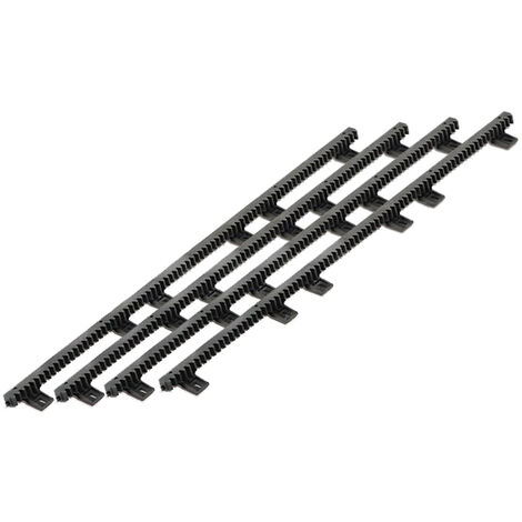 Somfy – Mètre de crémaillère nylon 4x – Pour motorisation de portail – Résistance accrue aux intempéries – Installation rapide et facile
