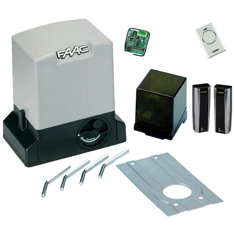 Faac – Kit de motorisation de portail coulissant 741 – Charge maximale 900 kg – Tension 230 V – Modèle DELTA 3 pour usage résidentiel et industriel - 105630445