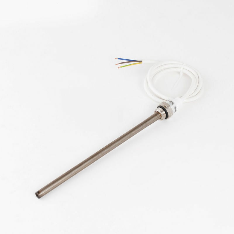 150w PTC Towel Rail Electric Heating Element, Chrome white Towel Radiators 240v