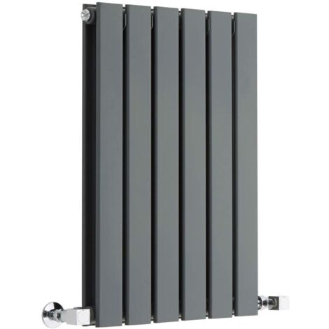 Double Flat Panel Radiator Anthracite 600mm High 612mm Wide