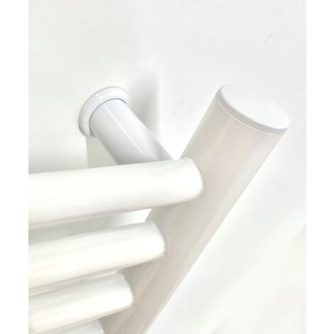 Larne  Dry Electric White  Stainless Steel Towel Rail 1000 mm High 300mm Wide Energy Efficient
