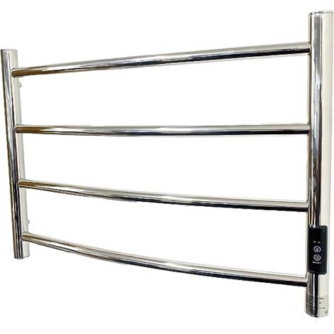 Skeeby Dry Electric Stainless Steel Towel Rail 600 x 400mm (1/2)