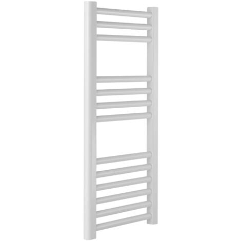 Extra High Heat output White Flat 300w x 800h Towel Rail