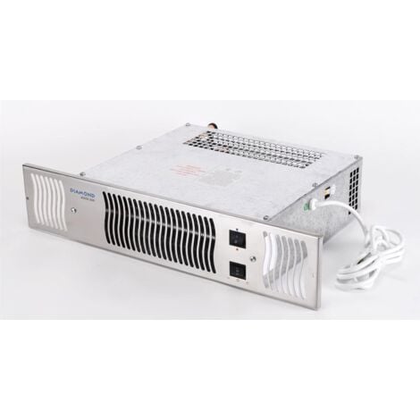 Diamond 500 Central Heating Kitchen Plinth Heater: Stainless Steel Grille Under Cupboard Heater