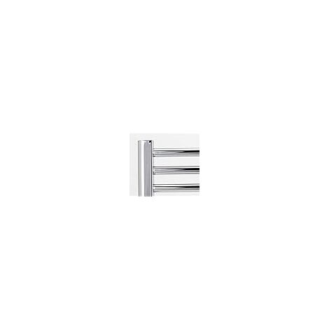 Greened House 500mm wide x 1000mm high Chrome Curved Electric Heated Towel Rail Designer Towel radiator