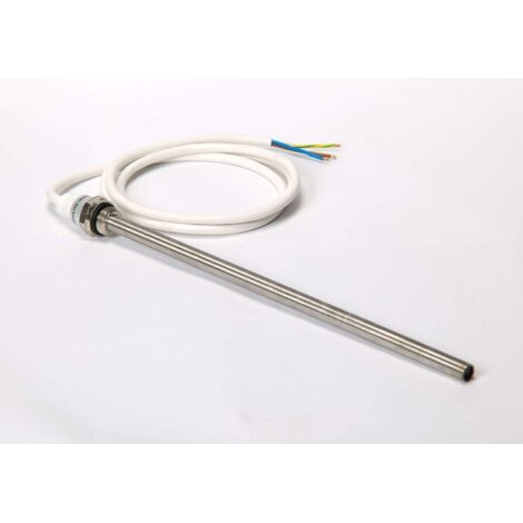 400w PTC Towel Rail Electric Heating Element, Chrome white Towel Radiators 240v