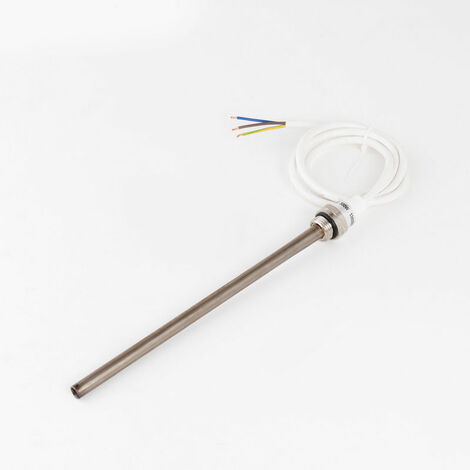 500w PTC Towel Rail Electric Heating Element, Chrome white Towel Radiators 240v