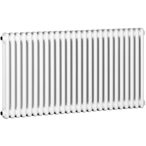Traditional White 2 Column Radiators 600mm high 1164 mm wide (1/2)