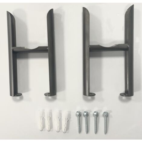 Raw Metal Freestanding 3 Column Traditional Radiator Feet Central ...