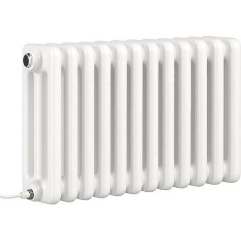Electric 3 Column White Traditional 300h x 821w Column Radiator Old Cast Iron Type School Radiator (1/4)
